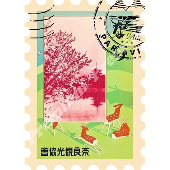 

Japan souvenir magnet vintage poster