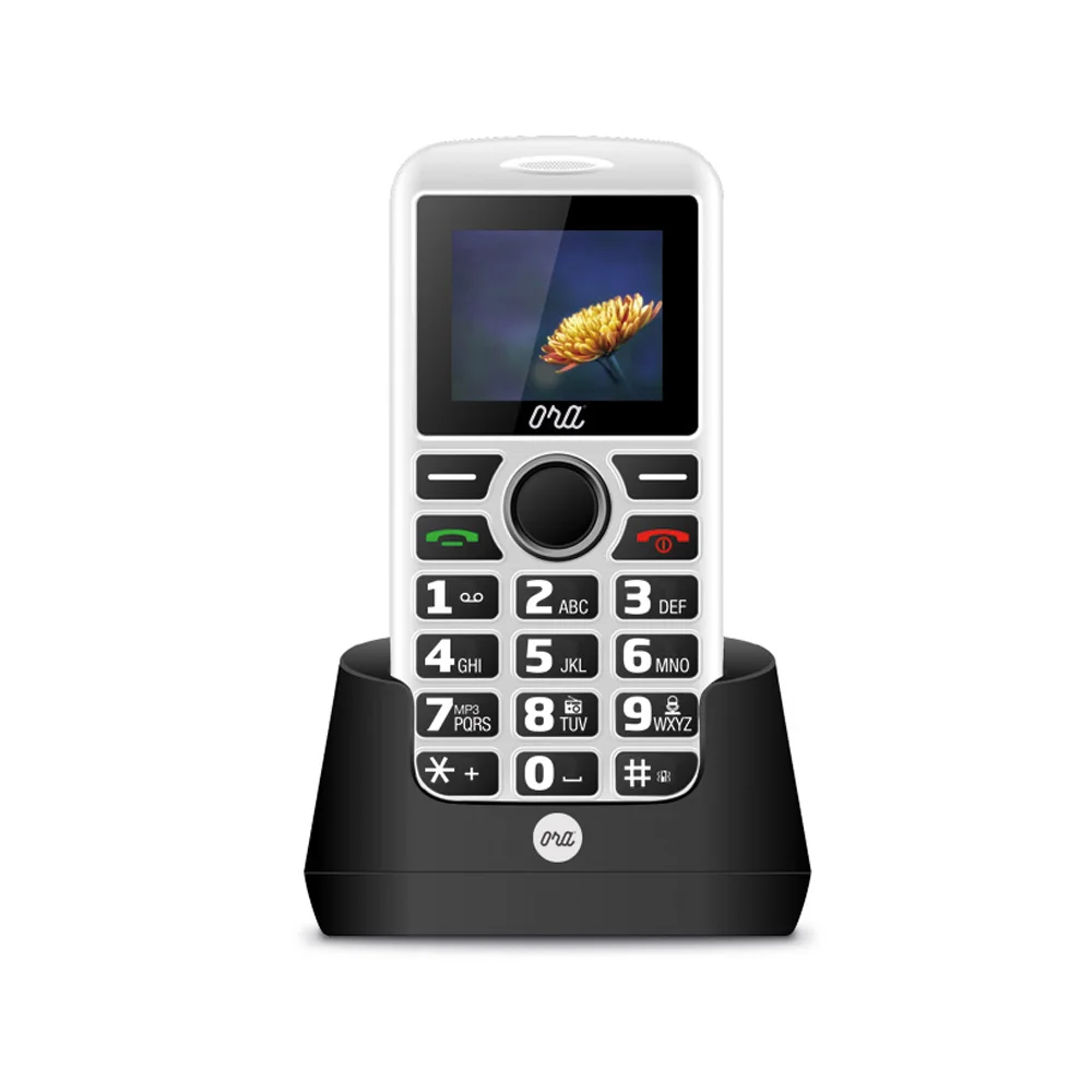 Teléfono móvil ORA PHONE - MIRA S1701 - Pantalla1,77 Dual SIM Botón SOS Base de carga Envío Plaza España