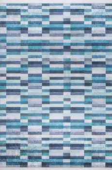 

Quantity Surveying Swings Life 5 'x 8' Microfiber Blue Area Rug