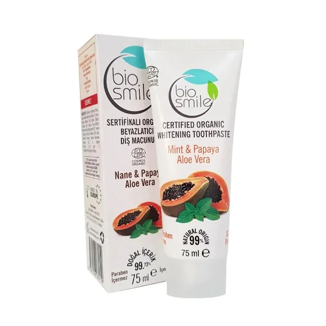 

Bio Smile Mint Papaya and Aloe Vera Toothpaste 75 ml 421370035