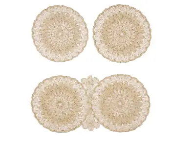 

Anglez Kordone Embroidered Lux Bedroom Set Cream-Gold