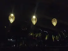 Led-Lantern Control Solar-Lamp Garden-Light Sensitive-Sensor Hanging Outdoor Olive-Shape