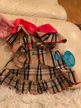 Dress Costume Dog-Puppy-Clothes PET PETCIRCLE Small Dog Classic Check Fit Pet-Cat All-Seasons