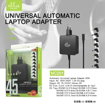 

Ellietech NC201 Universal Alimentador Automatico 45W 3A 8Clavijas