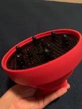 Cubierta de Gel de sílice para secador de pelo, accesorio plegable resistente a altas temperaturas, herramientas de salón de peluquería