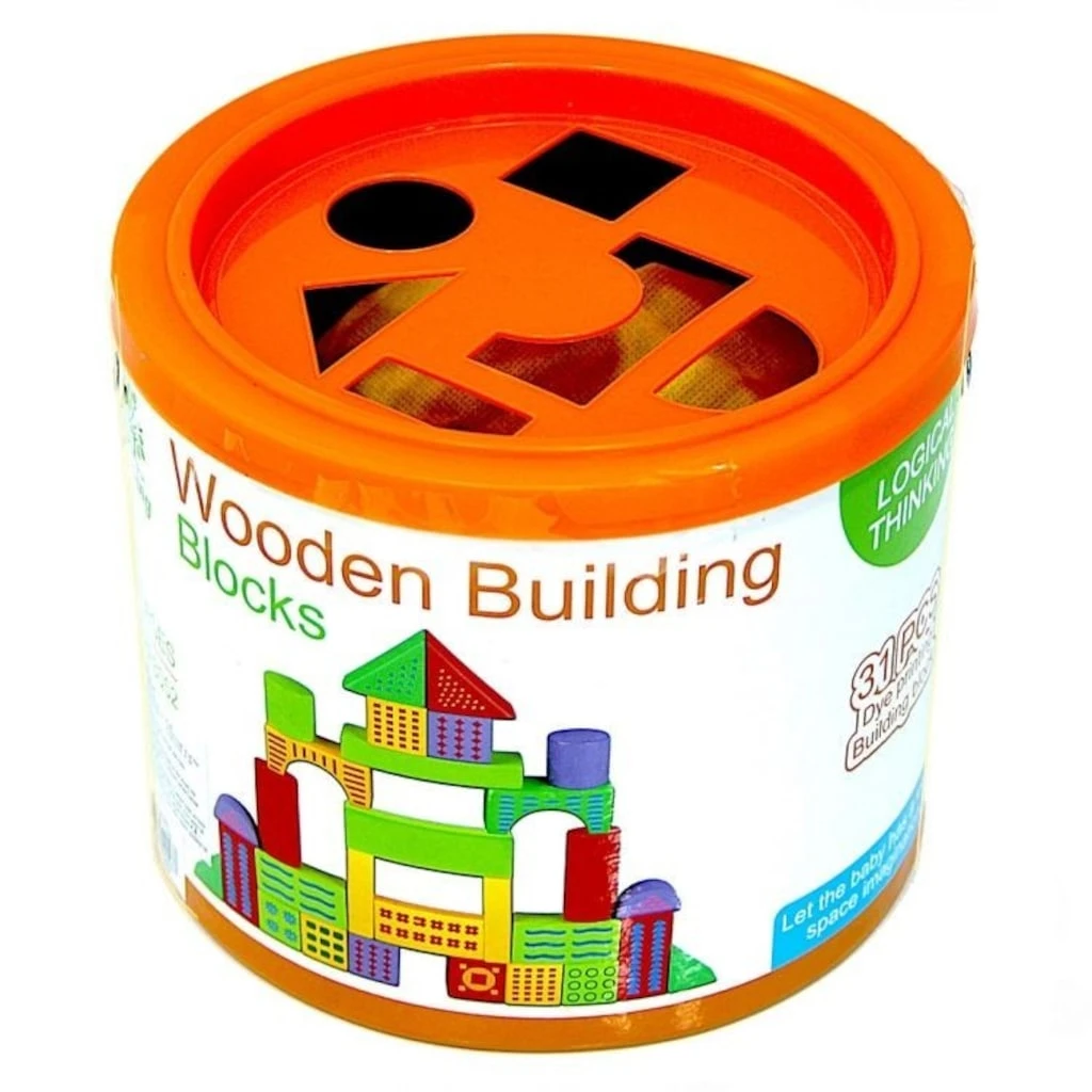 Wooden Blocks 31 PieceWooden Blocks AliExpress