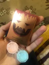 Lentes de contacto para Halloween, lentes de colores para Cosplay, Anime, color blanco, negro, para pupila, fiesta