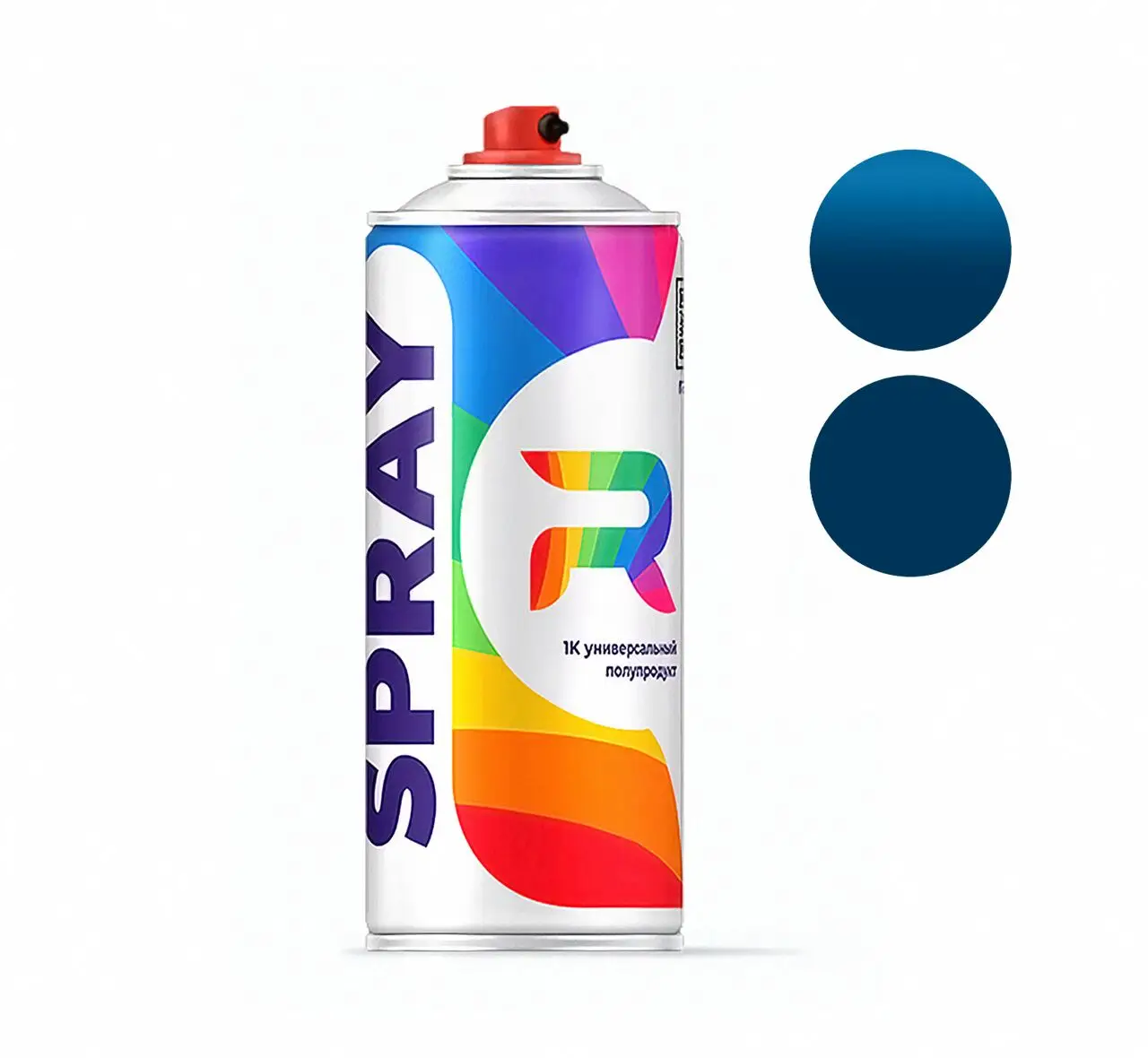 Spray cylinder Fiat 005 Blu InterRent (acrylic paint солид blue) 520 ml. | Обустройство дома