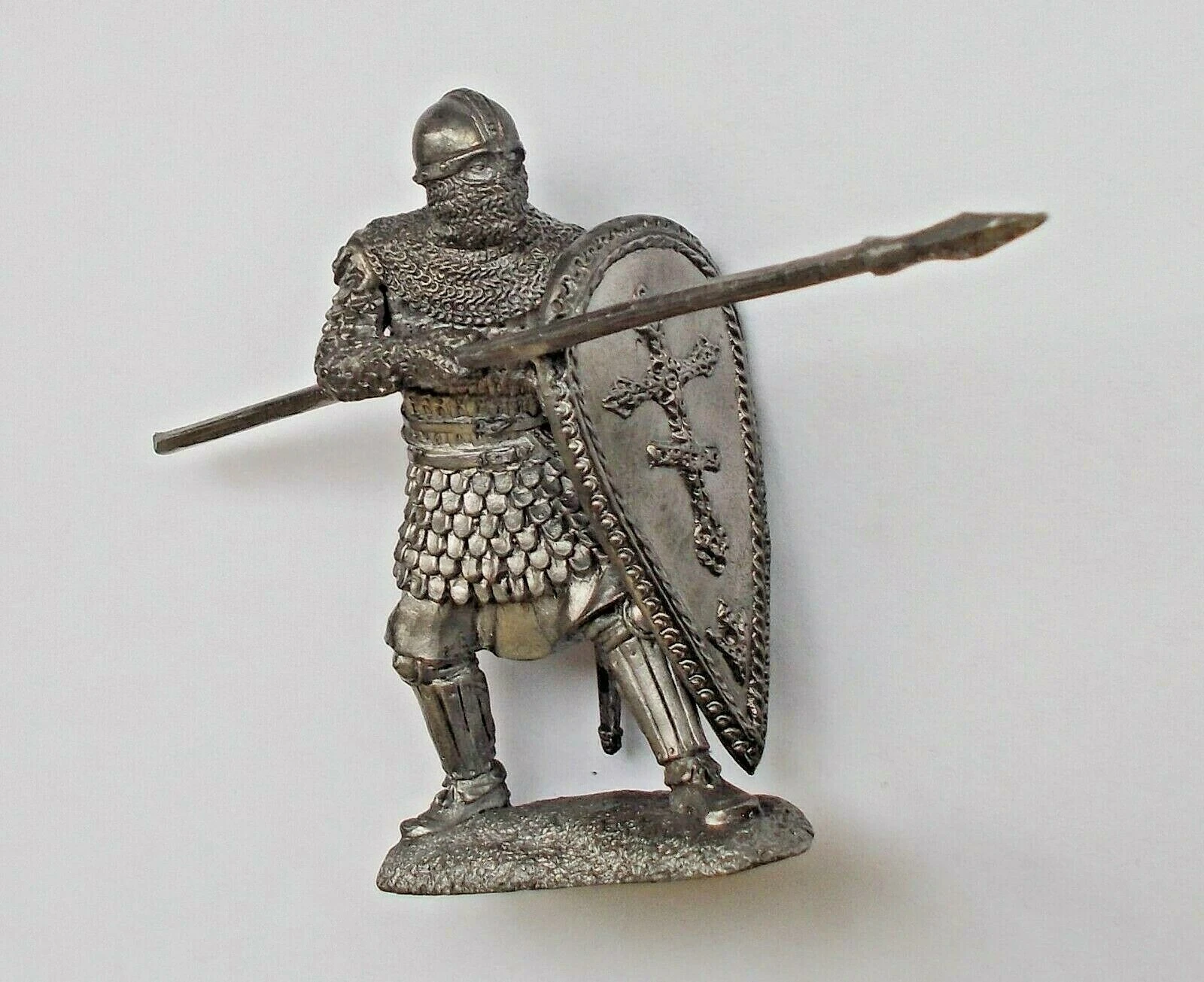 Arme De Guerre Médiévale En 5 Lettres Guerrier médiéval russe. Lourd Spearman. Soldat collectionneur en étain. La  Figure. Échelle 1:30, taille 60mm. | AliExpress
