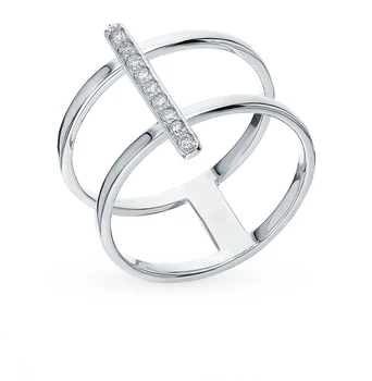 

Gold ring with diamonds sunlight sample 585