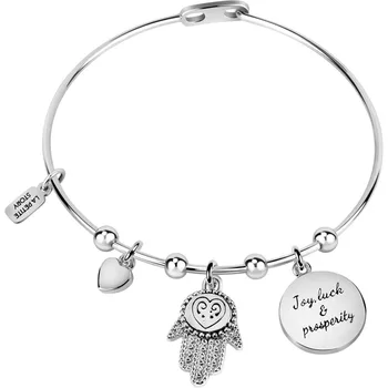 

Bracelet Le Petite Story LPS05ARR40 collection Friendship brass charms phrase Hand of Fatima heart