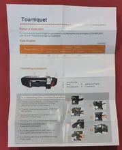 Torniquete de primeros auxilios, correa para traumatismo y detención de sangrado rápido para rescate médico