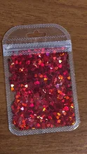 Heart Nail Paillette Sequin Nail-Art-Decorations Manicure Glitter-Flakes Holographic