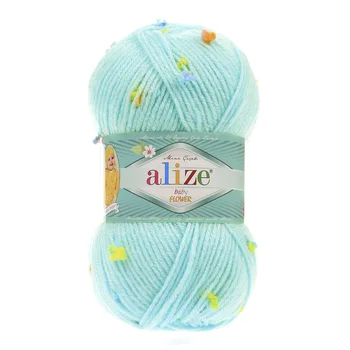 

Baby Flower Yarn 5x100gr %6 Polyamid %94 Acrylic DIY Knitting Wrap-Beanie-Sweater...