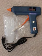 Pistola de pegamento de fusión en caliente de 150W, con Control de temperatura para el hogar, manualidades, fabricación Industrial, uso de barras de pegamento de 11mm, boquilla de cobre puro