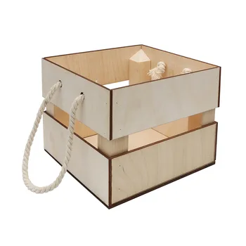 

CO-1 wood blank plywood casserole with handles 15,6*15*12 cm (white)