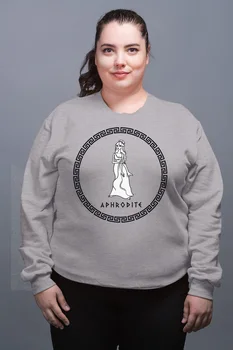 

Angemiel Wear Greek God Aphrodıte Gray Female Sweatshirt