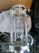 304-Stainless-Steel Fitting Tri-Clamp Sight Glass Homebrew Diopter Clover OD 38mm-Pipe