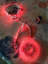 Strip-Light Tv-Background-Lighting Key-Control Desk-Screen Usb-Cable Flexible-Lamp LED