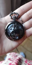 Reloj de bolsillo de plata/Negro/bronce para Navidad, película de Jack skeleton, Tim