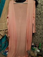 Suéter casual largo para dama, jersey femenino de algodón, cárdigan suave, cómodo, resistente, sencillo, holgado y en diferentes tallas