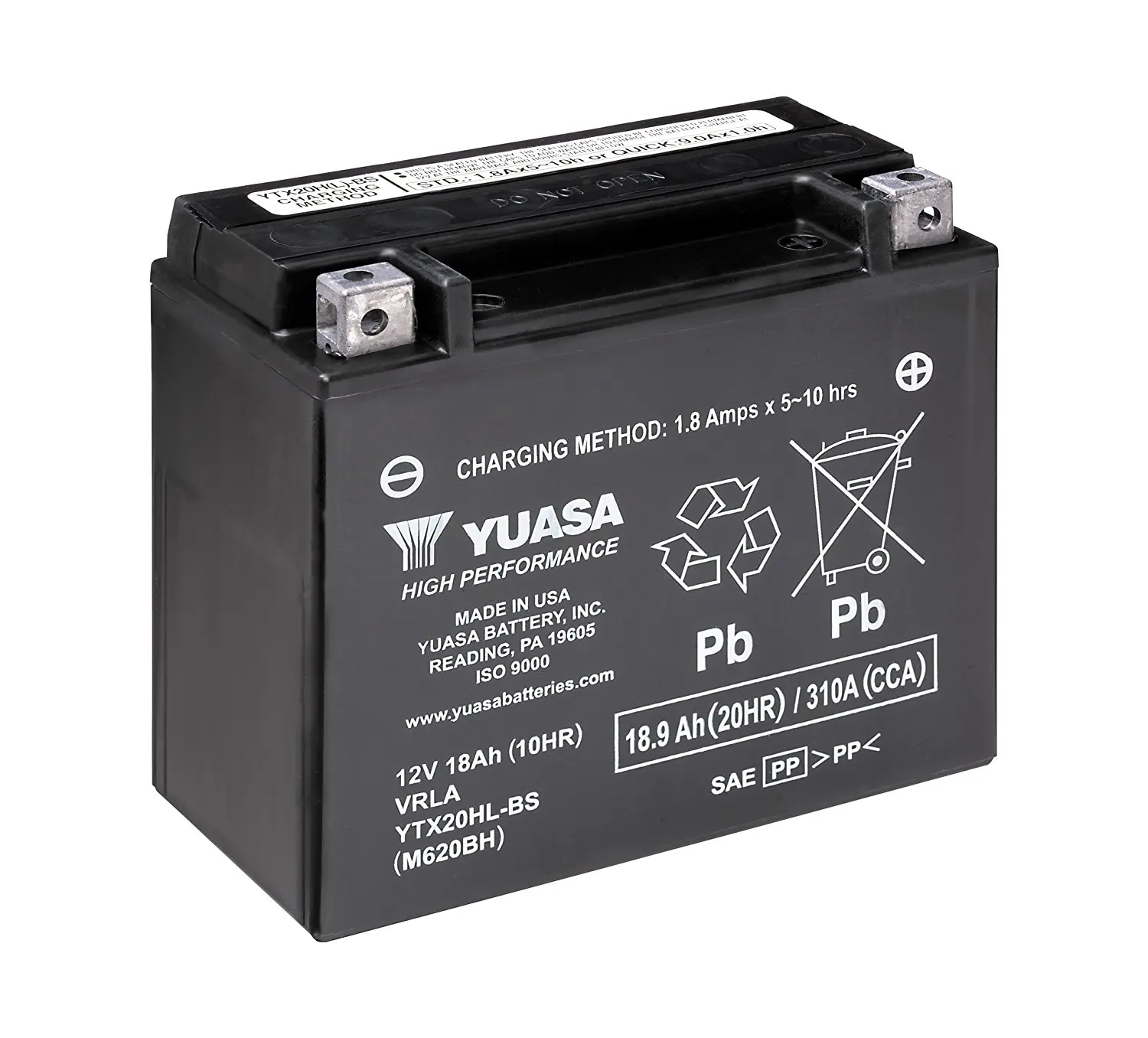 Аккумулятор YUASA YTX20HL BS|Аккумуляторы для мотоциклов| |