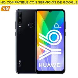 Huawei y6p полночь черный мобильный телефон-6,3 ''/16 см-cam (13 + 5 + 2 общее количество)/8mp-oc - 64 Гб-пикселей, 3 Гб оперативной памяти-4g-андроид 10 aosp-