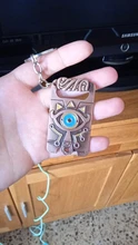 Unisex llavero escudo Hylian/Sheikah pizarra clave colgante cadenas Anime baratija llavero colecciones clave anillo