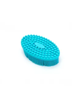 

Massage brush for the body "Actinia" blue bradex