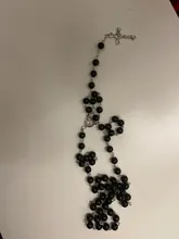2020 nueva moda hecho a mano cuenta redonda de cristal Rosario Católico calidad de Cruz collar de perlas Cruz colgantes religiosos collar