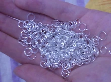 4/6/8/10mm 500/300/200/100 Uds. De anillos abiertos de Metal conectores de anillos partidos para fabricación de joyería DIY