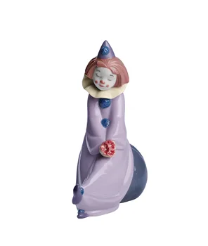 

NAO Figure Clown In Love. Sculpture Decoration. Clown Porcelain