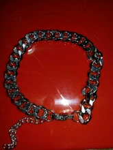 Pulsera de cadena cubana para hombre y mujer, brazalete clásico de acero inoxidable, 3/5/7mm de ancho, regalo de joyería, nueva moda, 2020