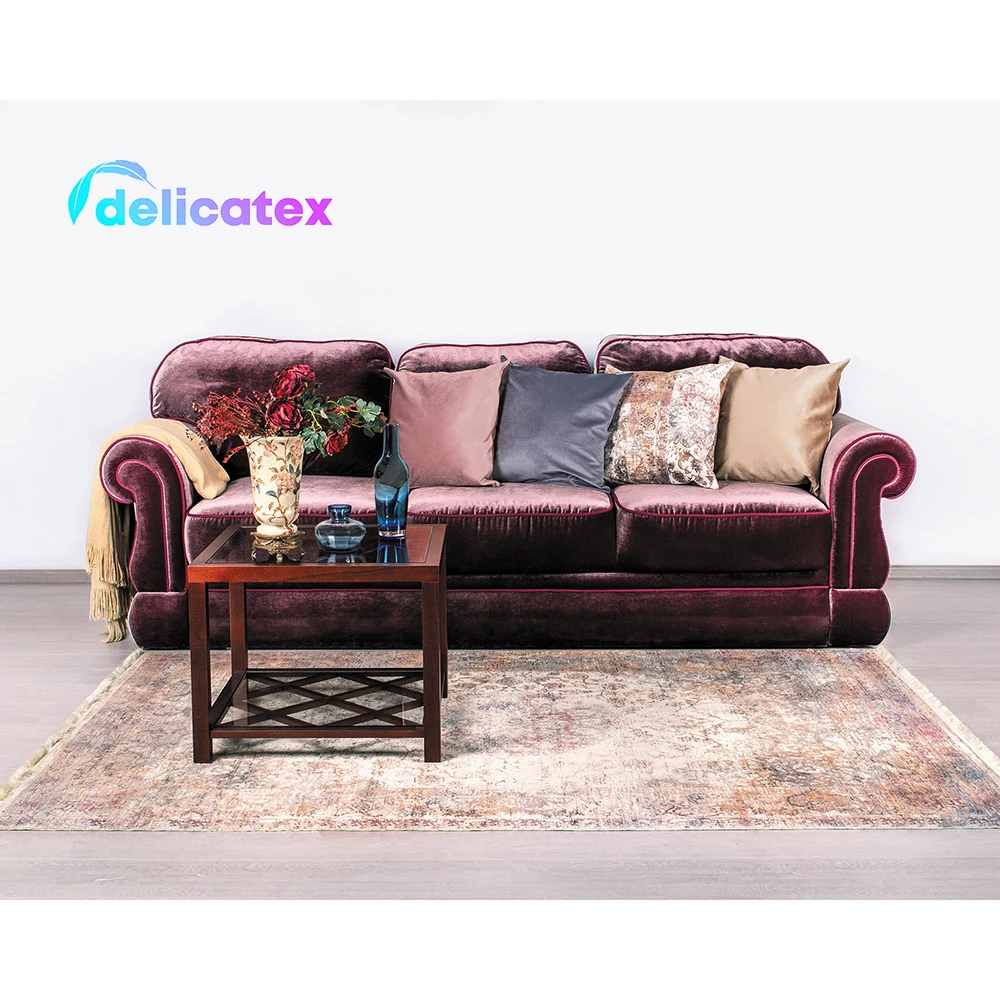 Ковер Delicatex Maro Verdi, состав- хлопок(CO)- 8%, полиэстер(PES)- 92%, материал- тканый, ворсовой