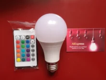 Changing-Bulb Led-Lamp Light Dimmable Smart-Control-Lamp E27 Colorful Home 10W 5W RGBW