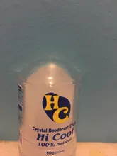 Palo de alumbre desodorante de diamantes de imitación Natural para hombre, palo de alumbre, eliminador de olor corporal, antitranspirante, olor cómodo, 60g