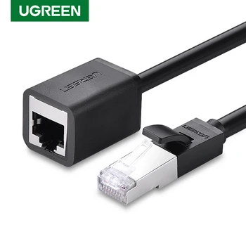 

Ugreen Cat6 Ethernet Extension Cable RJ45 Cat 6 Male to Female Rj45 Ethernet Lan Network Cable Adapter for PC Laptop 1M 3M 5M
