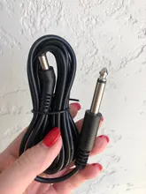 Cable de alimentación suave para máquina de tatuaje, conexión DC de 6,5mm, accesorio de suministro de pistola