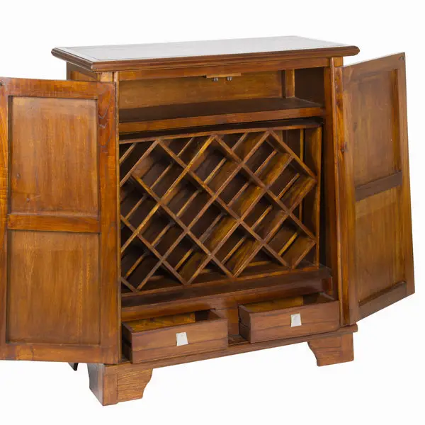 Стеллаж для бутылок Mindi wood(110x92x46 см)-коллекция Serious Line от Bravissima kitchen
