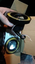DRL Universal Car-Headlight-Lamp Fog-Lights Daytime Led Cob-Angel-Eyes 64mm 89mm 76mm