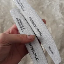 5 unids/lote de archivo 100/180 tope de lijado de manicura pedicura pulido polaco PP o de madera profesional archivos herramienta Grey barco