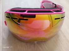 COPOZZ-Gafas de esquí antivaho, lentes de esquí esférico grande, reemplazo de lentes de nieve (solo lentes), UV400, 201