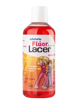 

Lacer mouthwash fluor daily 0,05% strawberry 500 m mouthwash for children