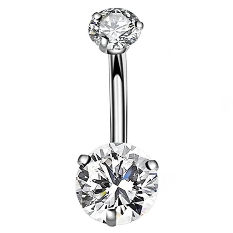 Piercing Jewelry Body Piercing Jewelry 1/2Piece Crystal Belly Button Piercing