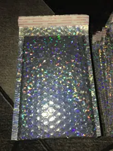 10 Uds sobres de correo sobre bolsas de mensajería de burbuja láser de plata sobres acolchado burbujas bolsa