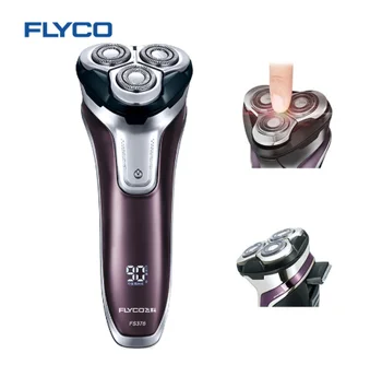 

Flyco 3D Аккумуляторная Плавающая Головка Портативный Моющийся Корпус Электробритвы Светодиодная Быстрая Зарядка Тройной Клинок