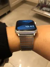 Correa de malla de acero inoxidable para Apple Watch 6 SE, correa de color de 44/42mm para iWatch Series 4 5 6 42mm 38mm