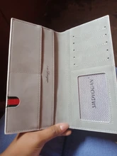 Carteira-cartera fina de 0,5 cm para hombre, billetera masculina de cuero natural suave