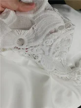 Minivestidos con hombros descubiertos para mujer, vestidos de media manga con cuello de pico, estampado Floral, Midi, de encaje calado Vintage