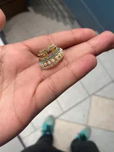 Gran oferta de puños de oreja Clip en pendientes para las mujeres sin Piercing de perlas de cristal cartílago Earcuffs boda auriculares joya Clip